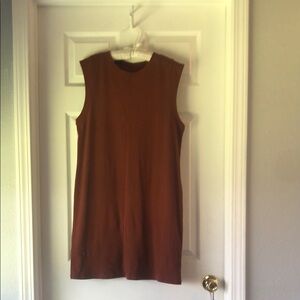 A New Day Chic Sleeveless Tan Dress